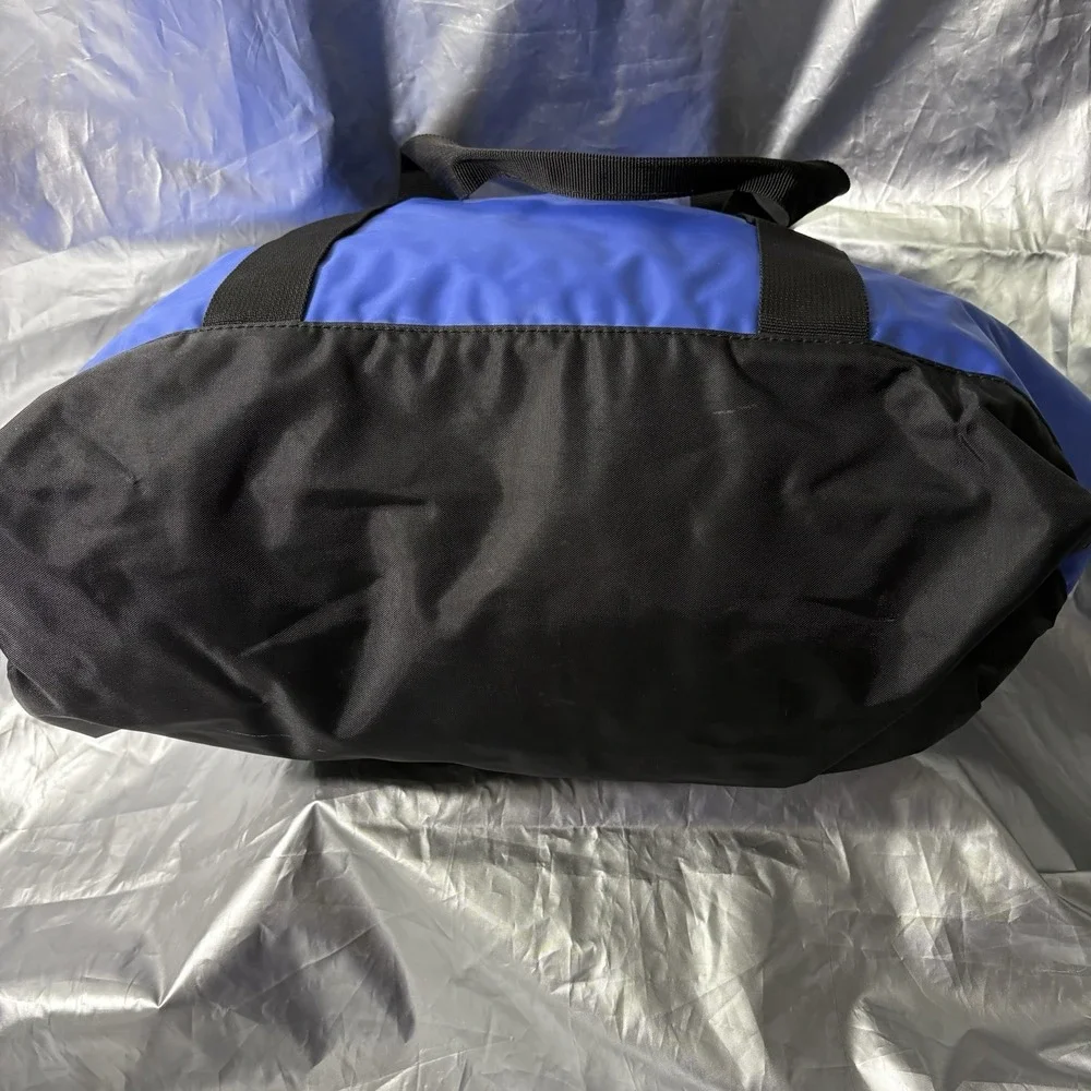 Ralph Lauren Polo Jeans‎ Co. Blue Nylon Zippered Tote Duffel Bag Gym Weekender